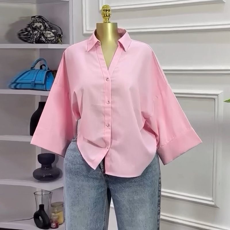 Striped Button-Up Shirt