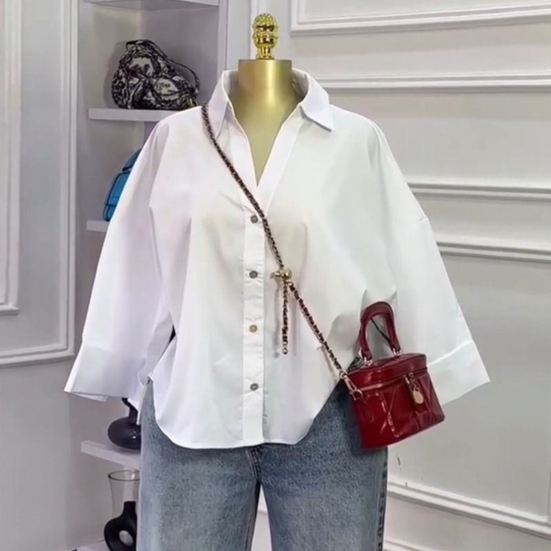 Striped Button-Up Shirt