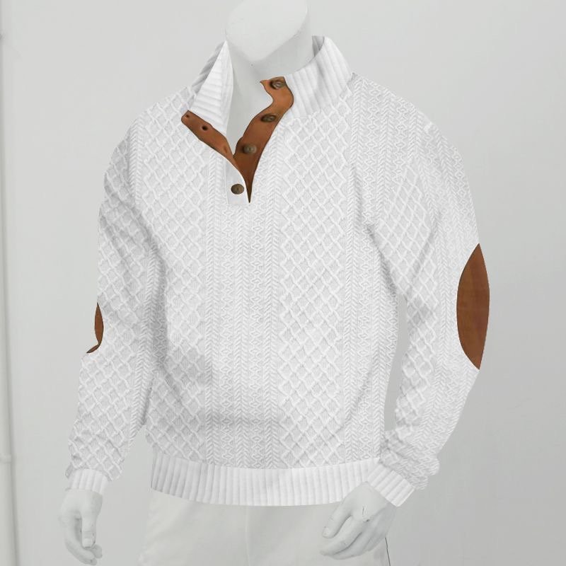 Men’s Classic Half-Button Knit Sweater
