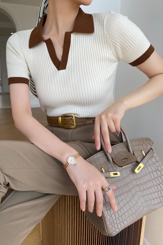 Women’s Lightweight Summer Collared Top