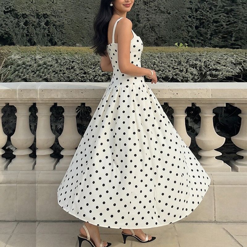Polka dot summer dress