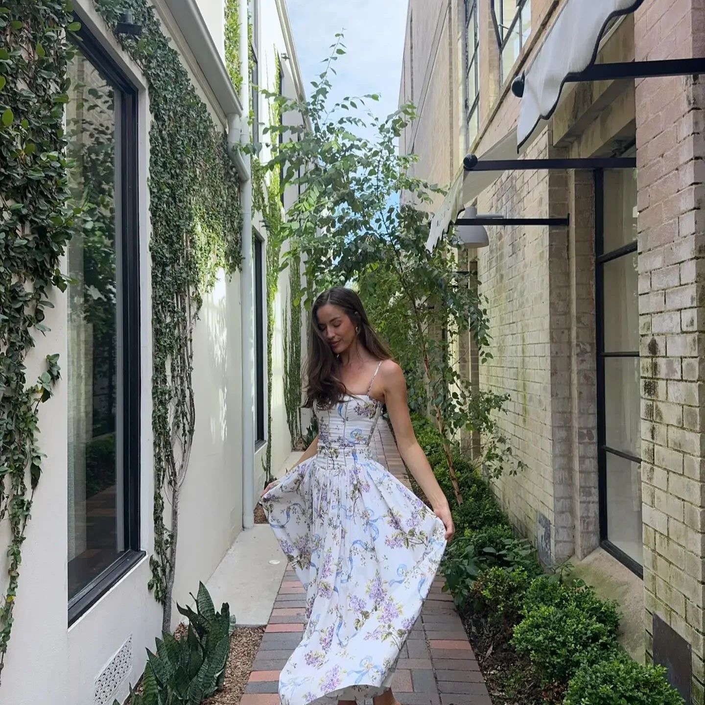 Summer Garden Floral Dress