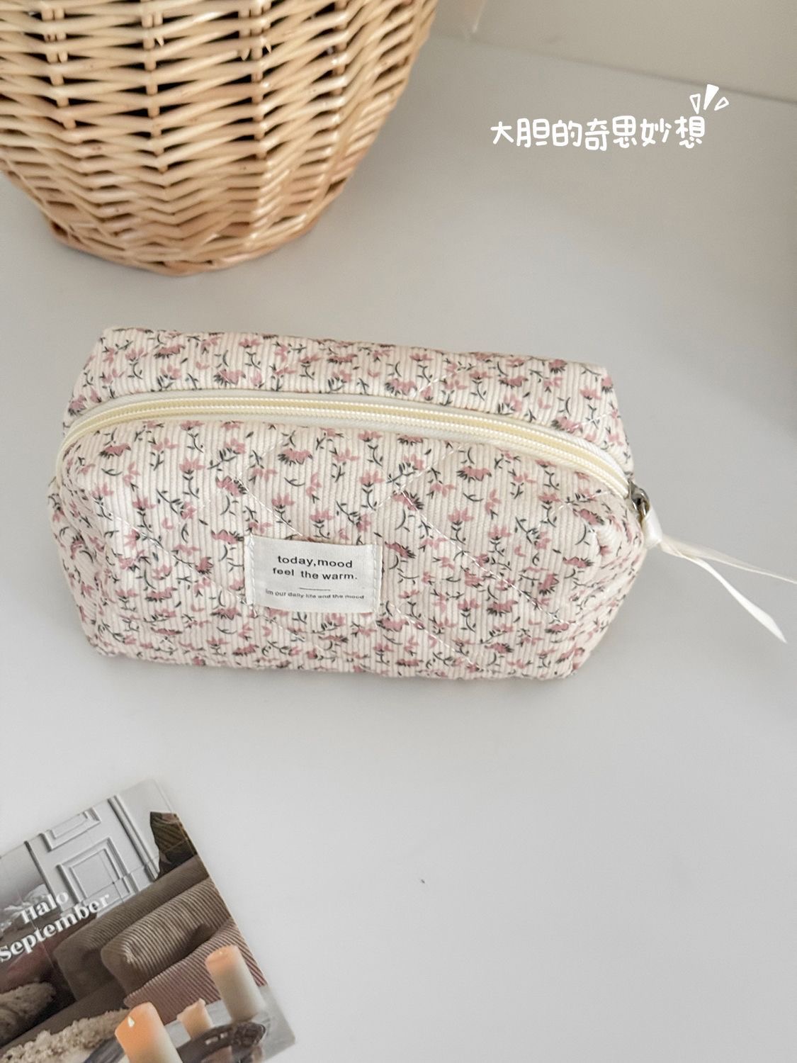Toiletry bags floral luxe