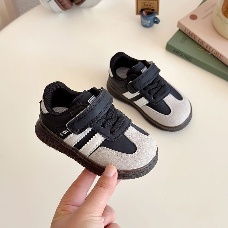 Baby Classic Samba-Inspired Sneakers