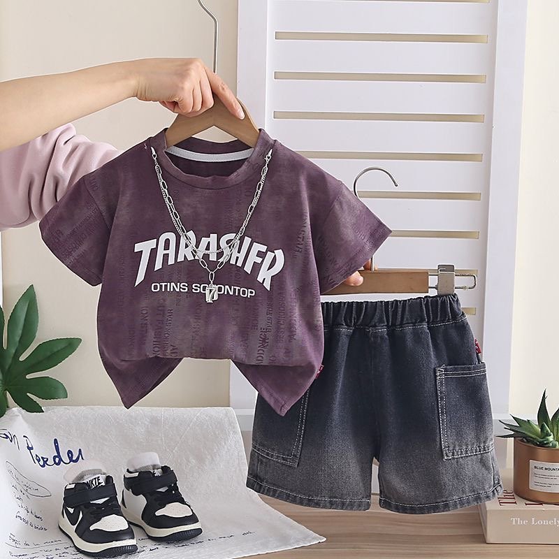 SunnyPlay Unisex Baby T-Shirt & Shorts Set