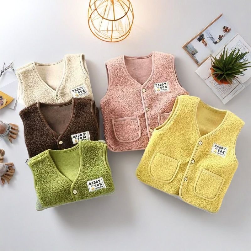 Kids Teddy Sherpa Vest 