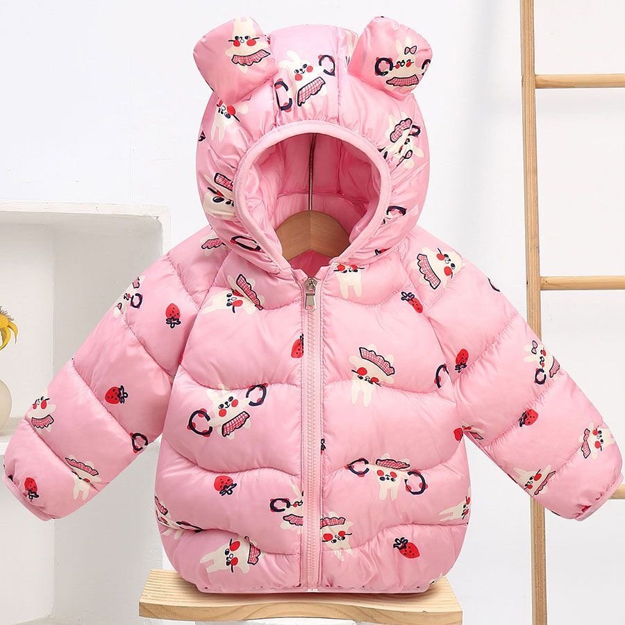 Colorful Baby Winter Puffer Jacket – Warm Hooded Outerwear