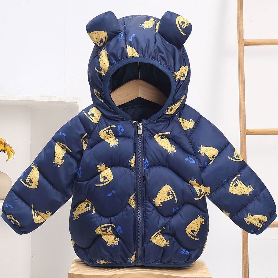 Colorful Baby Winter Puffer Jacket – Warm Hooded Outerwear
