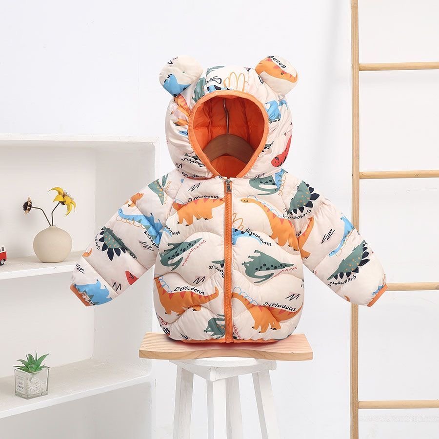 Colorful Baby Winter Puffer Jacket – Warm Hooded Outerwear