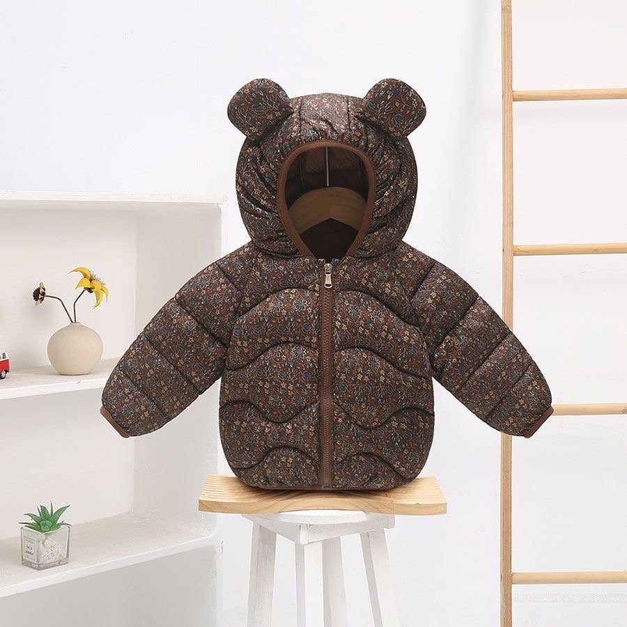 Colorful Baby Winter Puffer Jacket – Warm Hooded Outerwear
