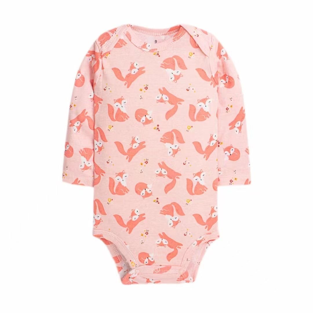 Long Sleeve Printed Bodysuit Set