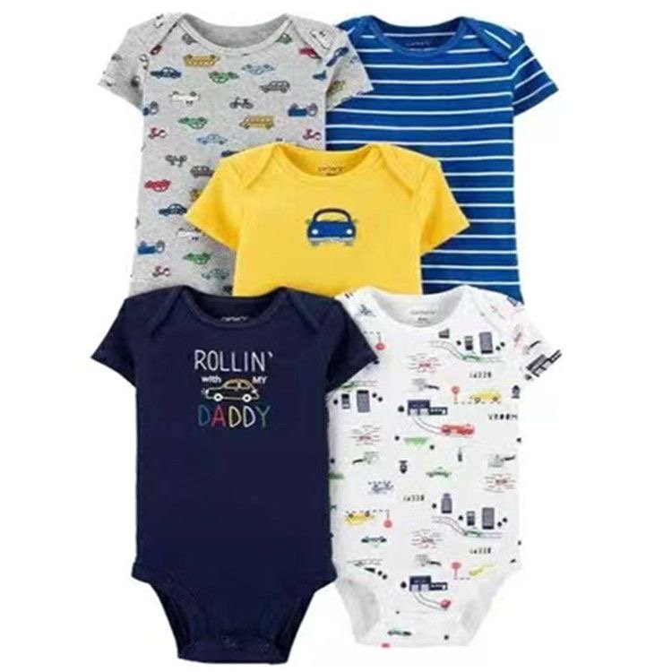Short sleeve baby bodysuit