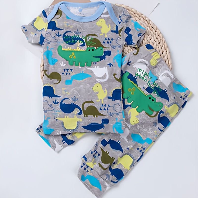 Baby Cotton 2-Piece Top and Bottom Set