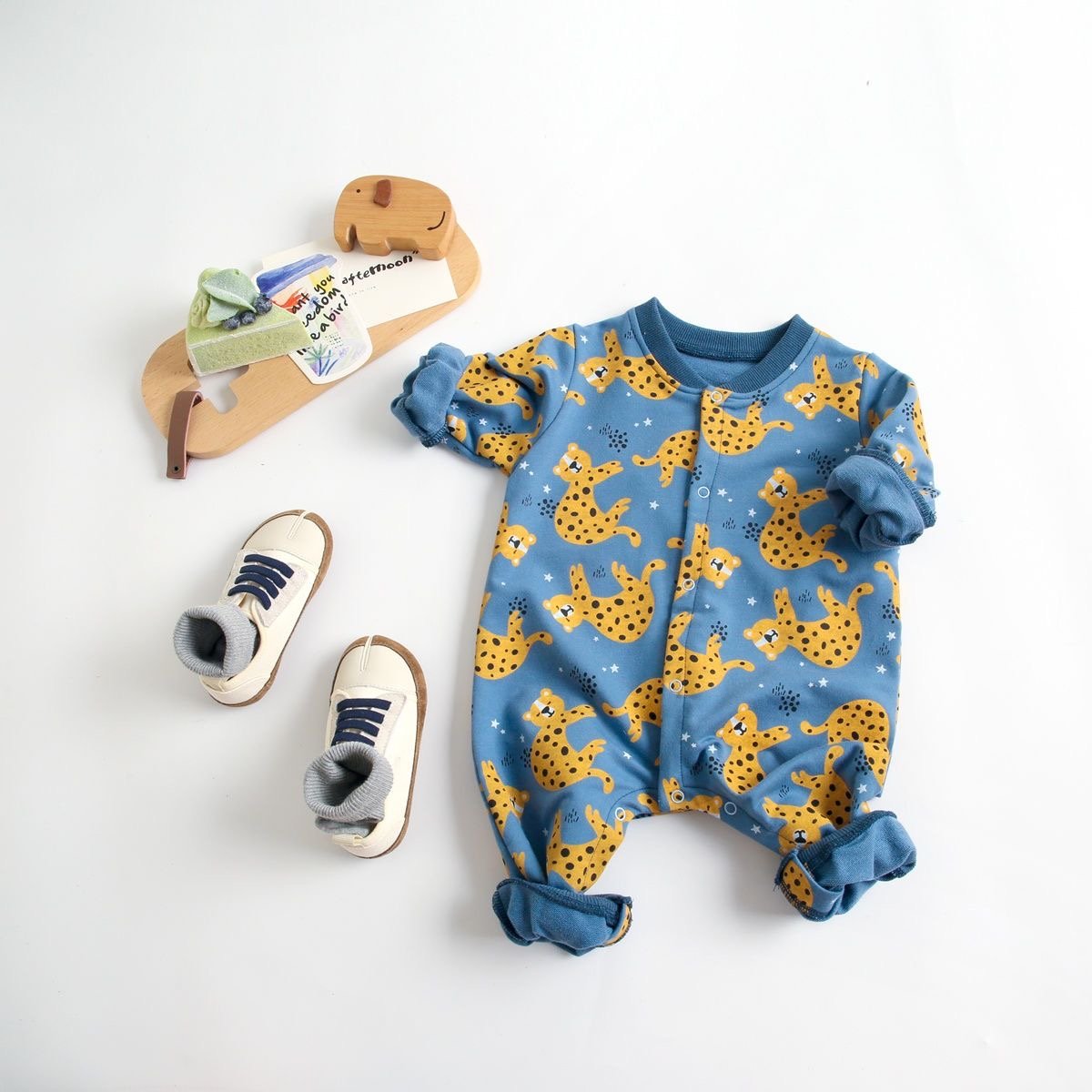 3-Pack Baby Cotton Onesies Set