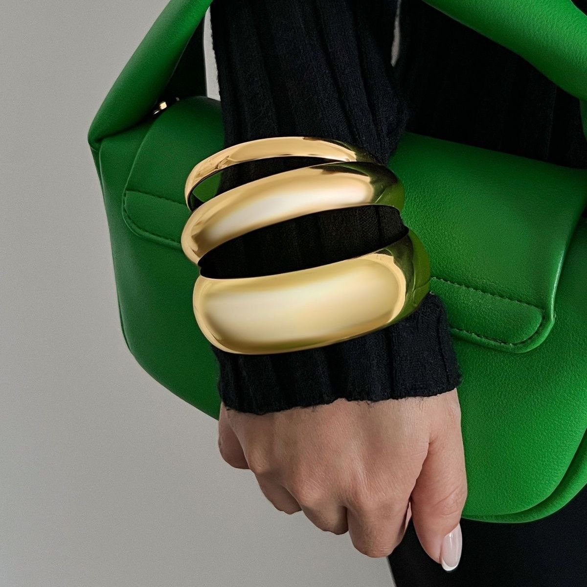 Luxury Gold & Silver Statement Cuff Bangles