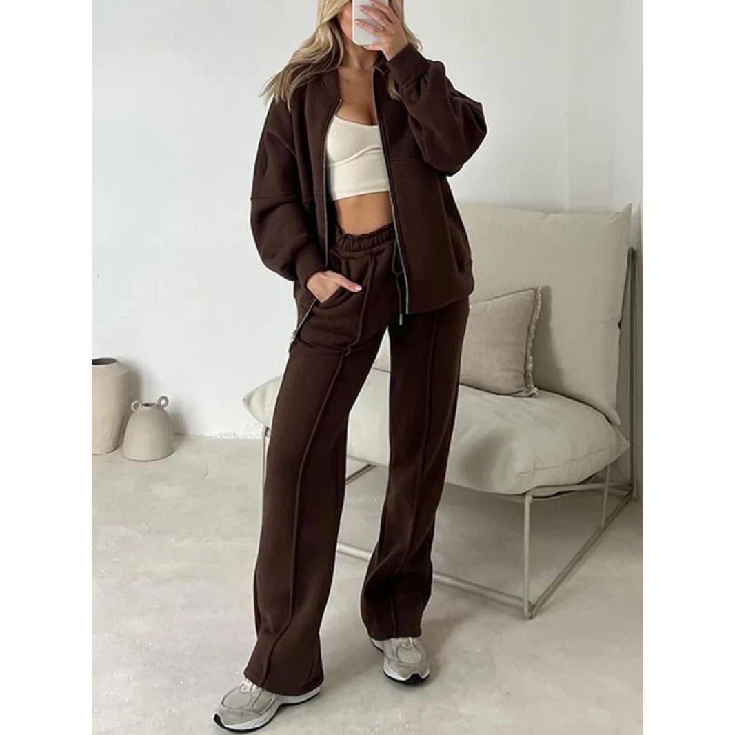 Zip up women tracksuit