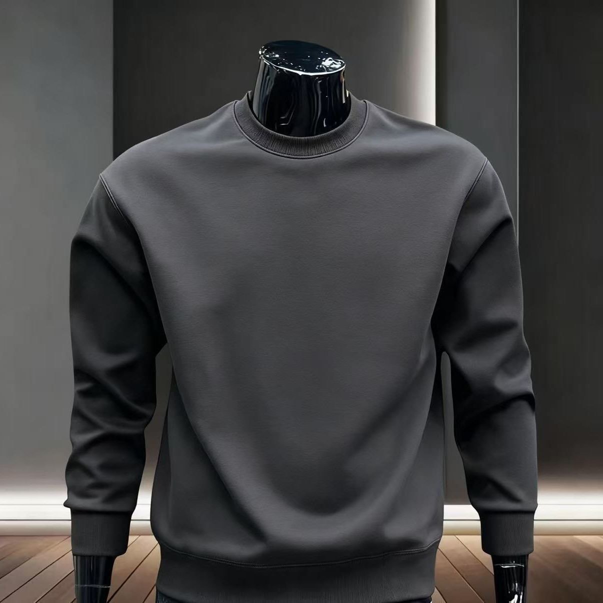 Men’s Classic Cotton Long Sleeve Sweatshirt