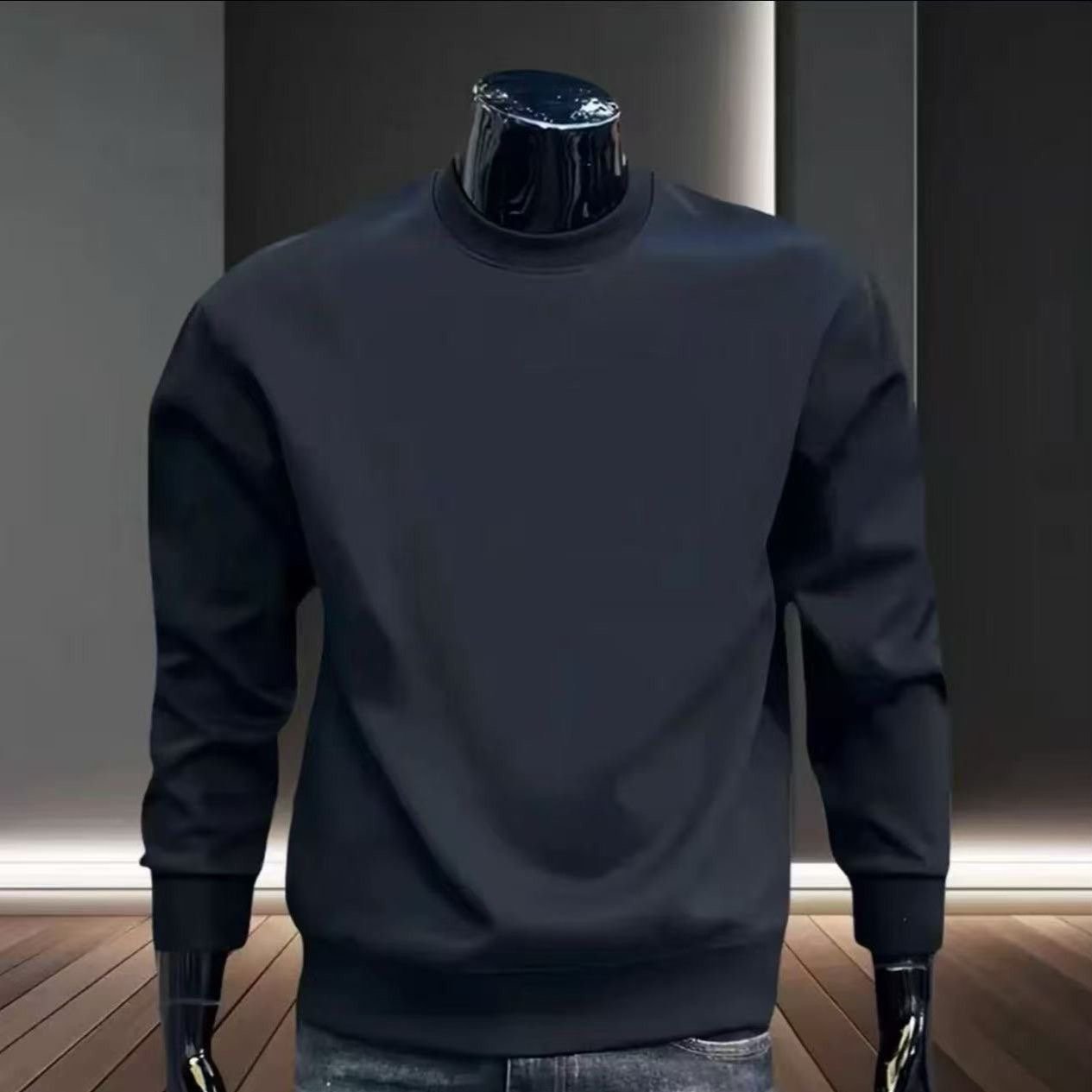 Men’s Classic Cotton Long Sleeve Sweatshirt