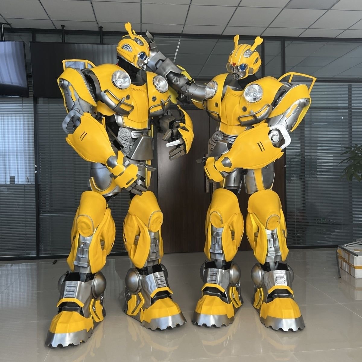 Metal Armor Mascot Costume