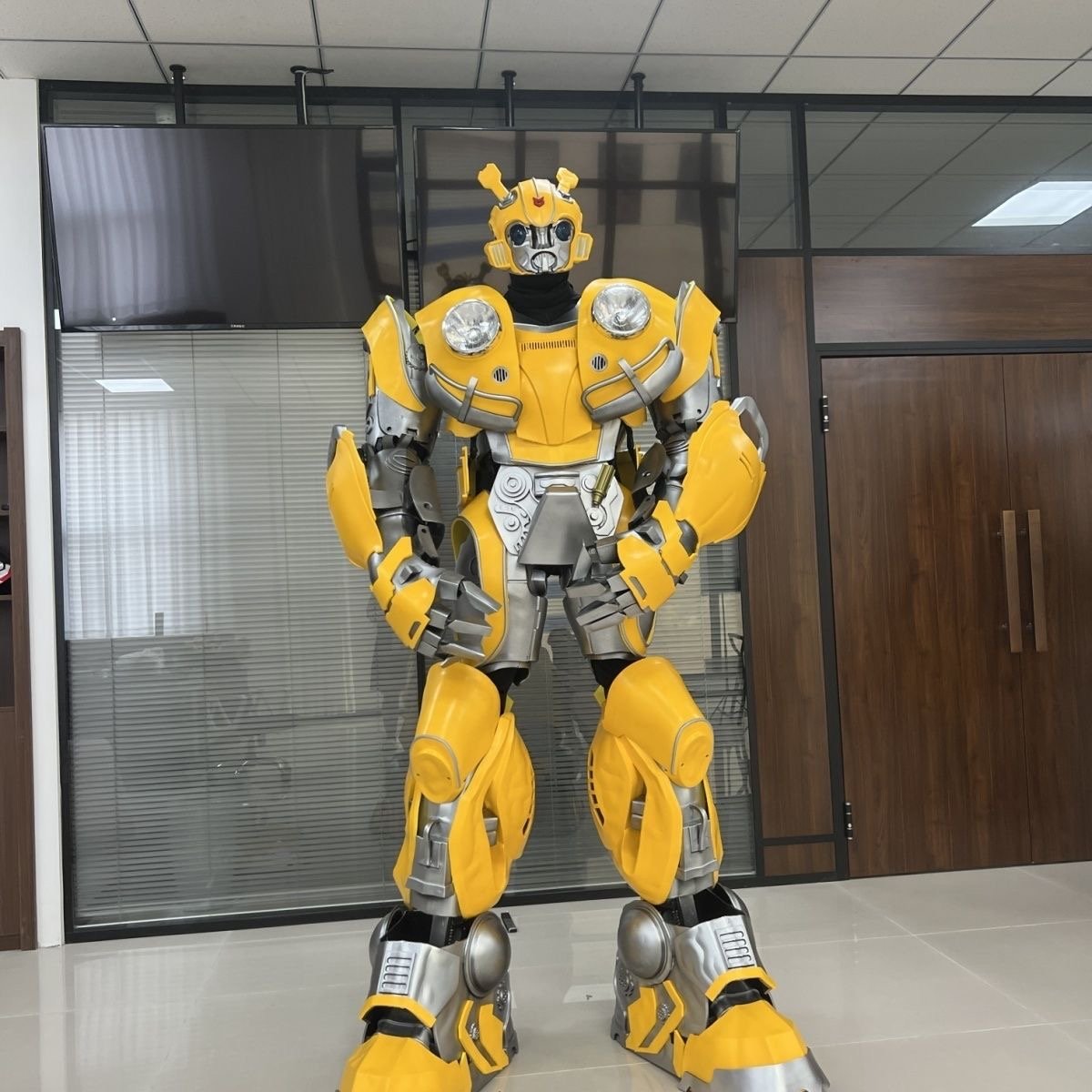 Metal Armor Mascot Costume