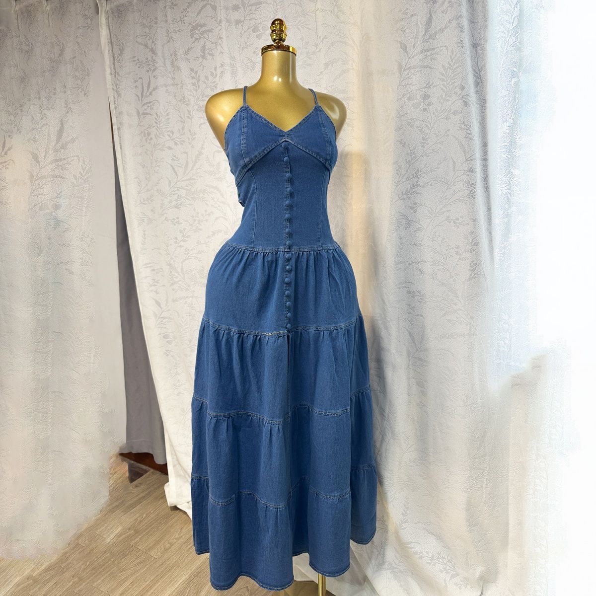 Denim Maxi Dress