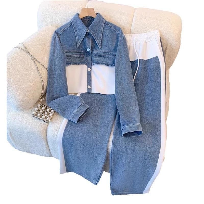 Denim casual 2 piece
