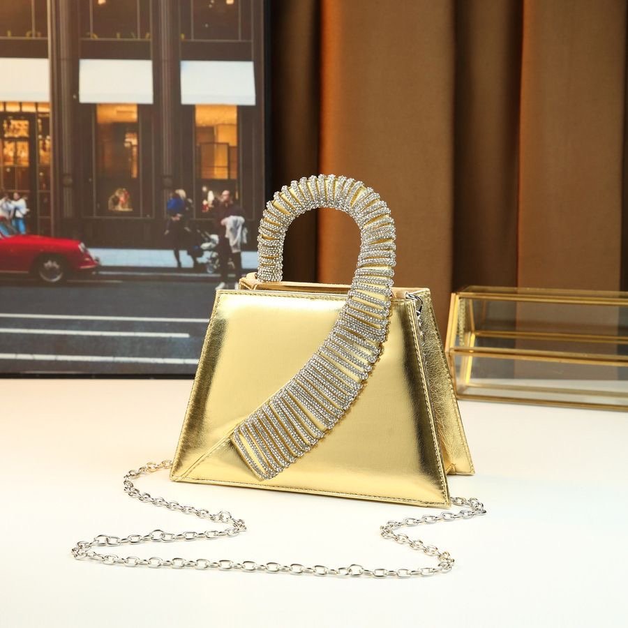 Gold Mini Clutch Bag