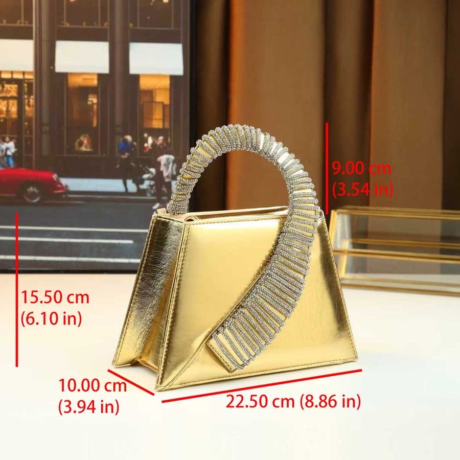 Gold Mini Clutch Bag