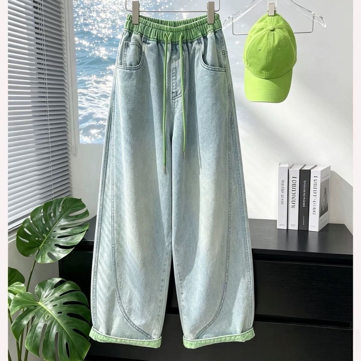 Teen Girls’ Baggy Jeans & Sleeveless Top Set