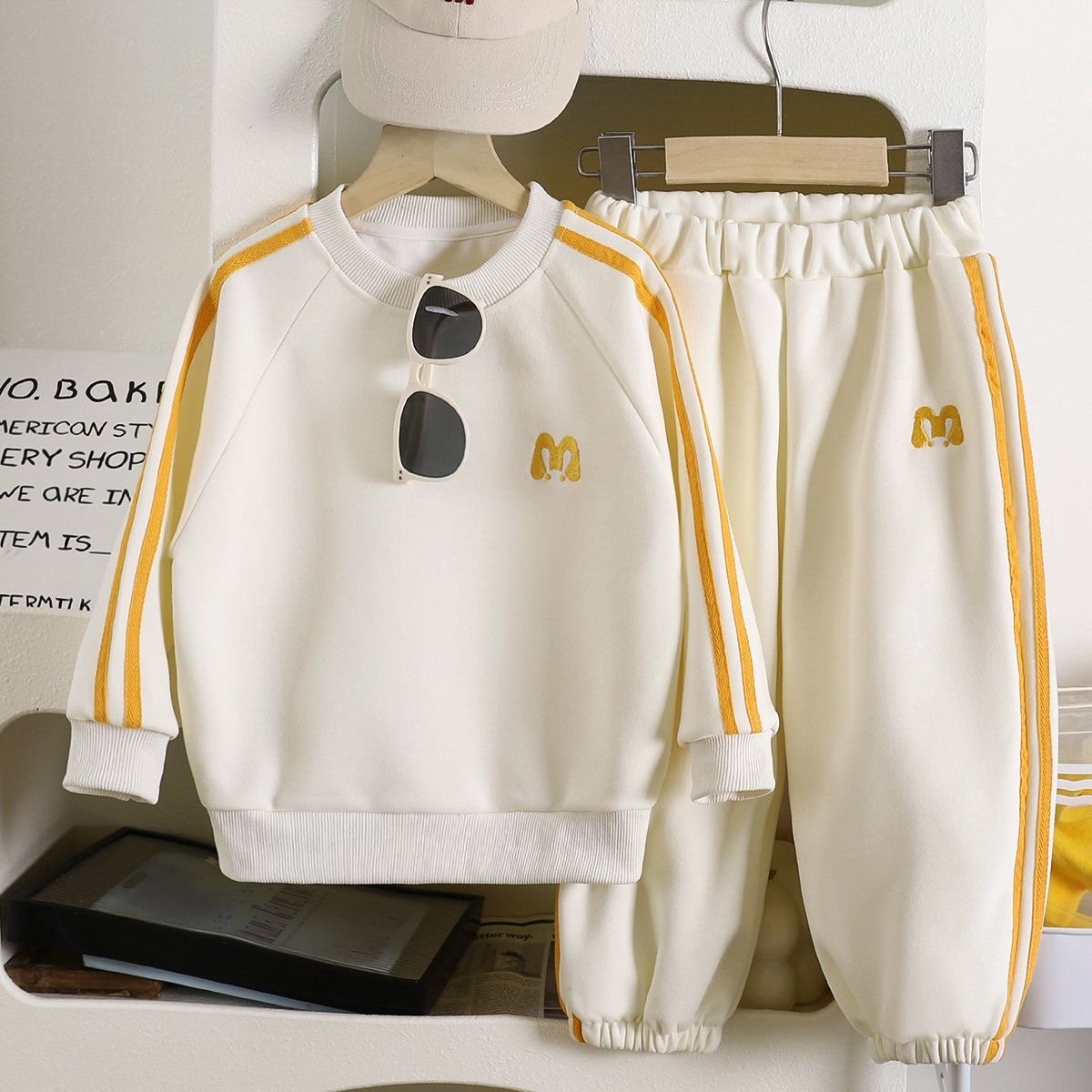 Kids tracksuit set, children’s tracksuit, kids sweatshirt and pants set, kids 2 stripe tracksuit