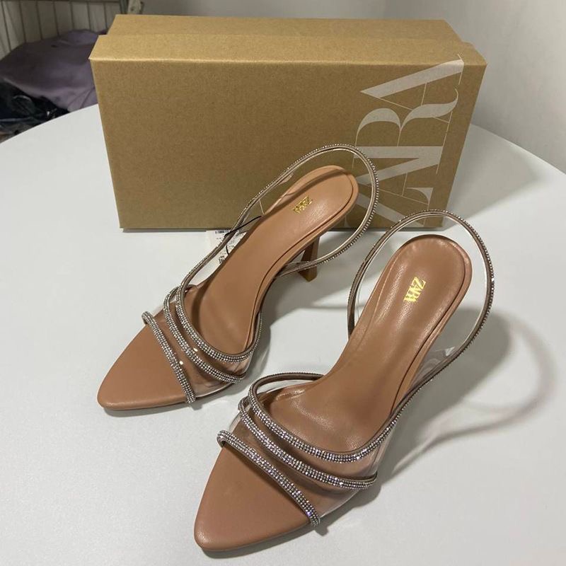 Scrappy golden heels