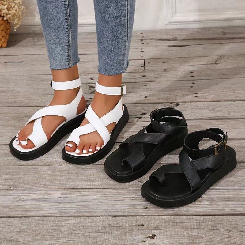 Summer flat belt sandals 