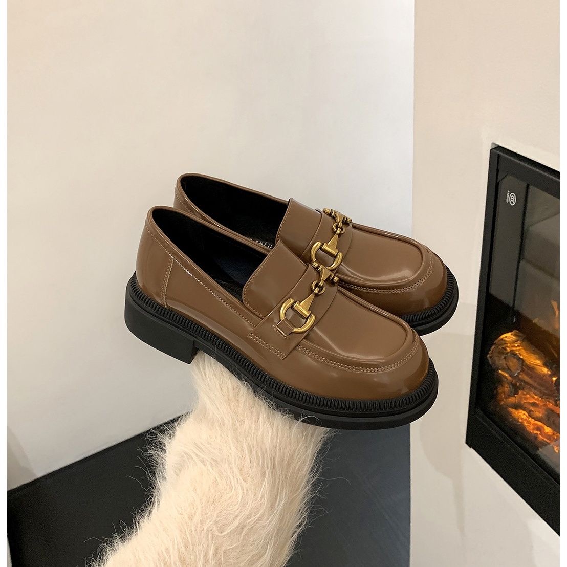 Chunky loafers