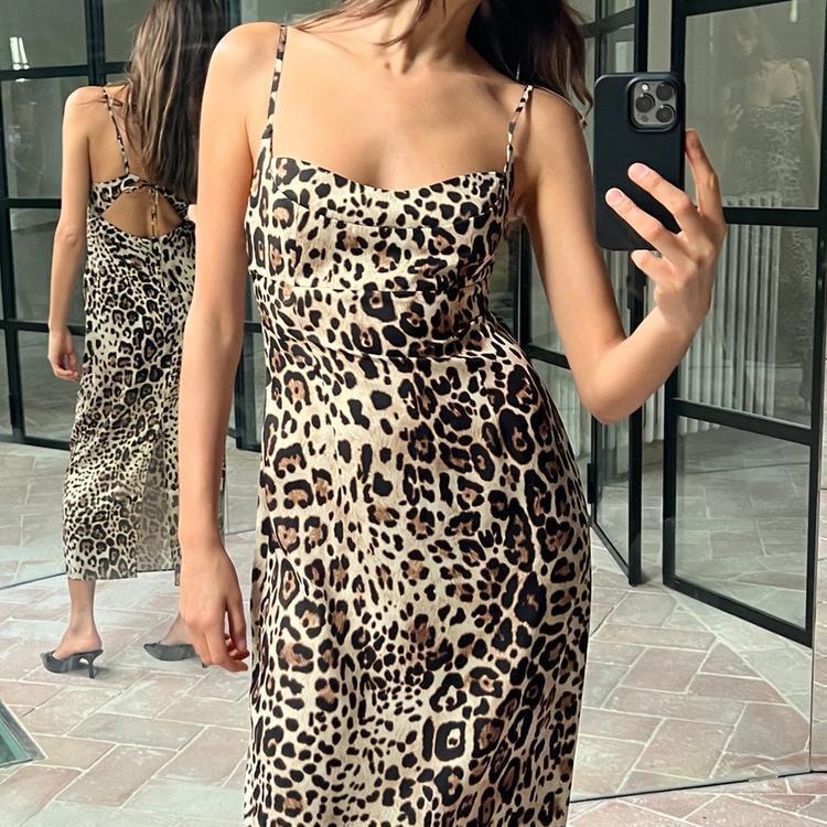 Animal print dress