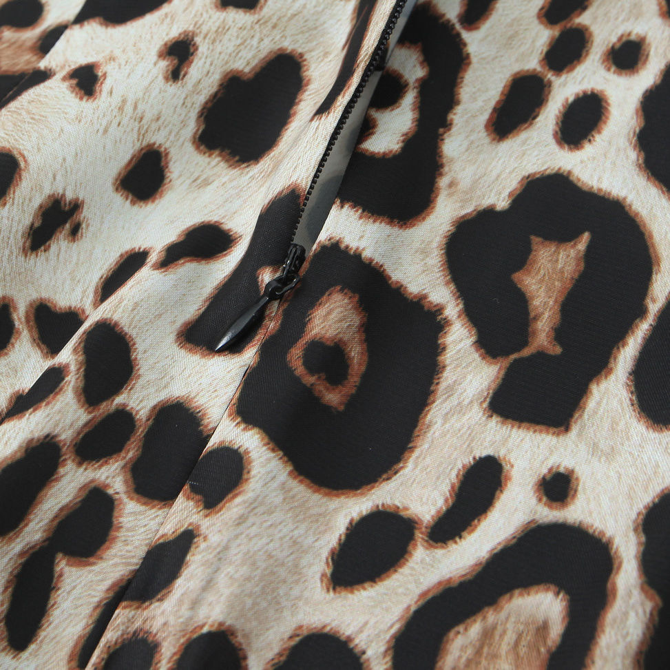 Animal print dress