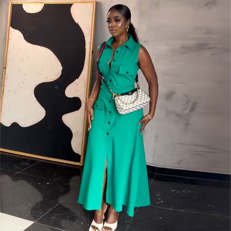 Prissy button down dress