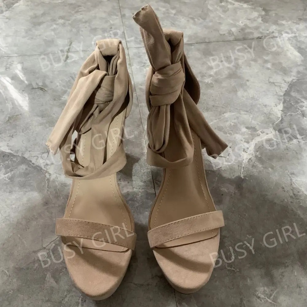 Ladies lace up heels 