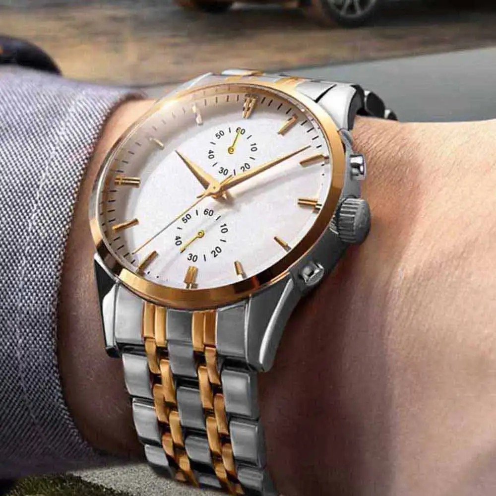 3 piece men quartz watch