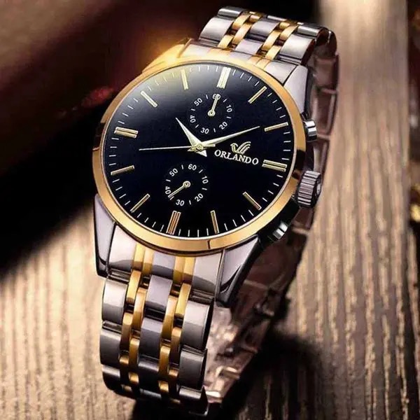 3 piece men quartz watch