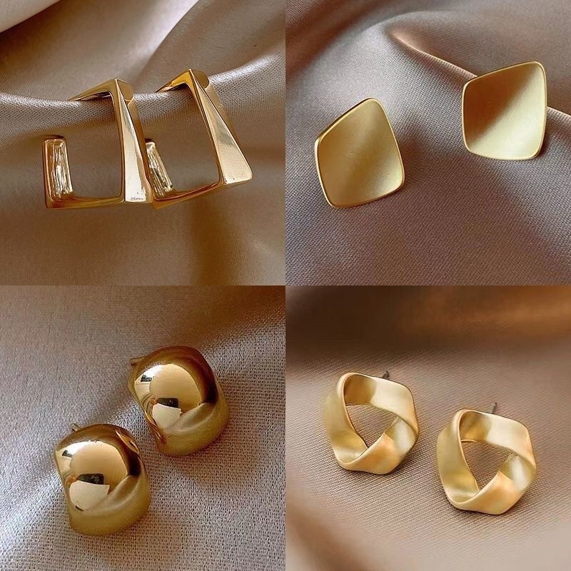 Gold studs women