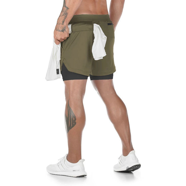 2 in 1 running shorts 
