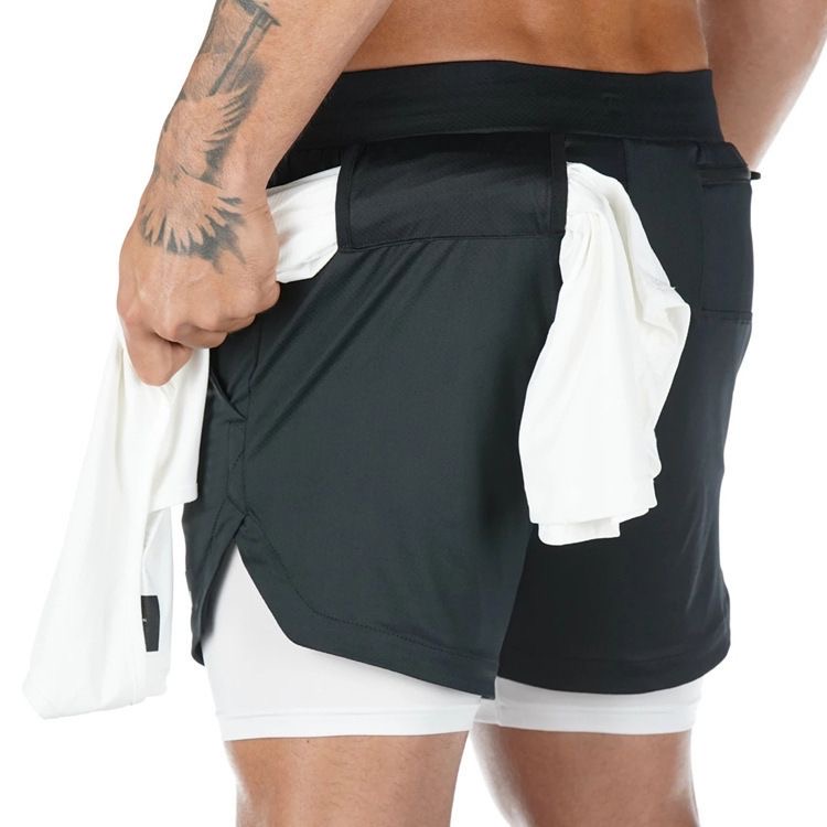 2 in 1 running shorts 