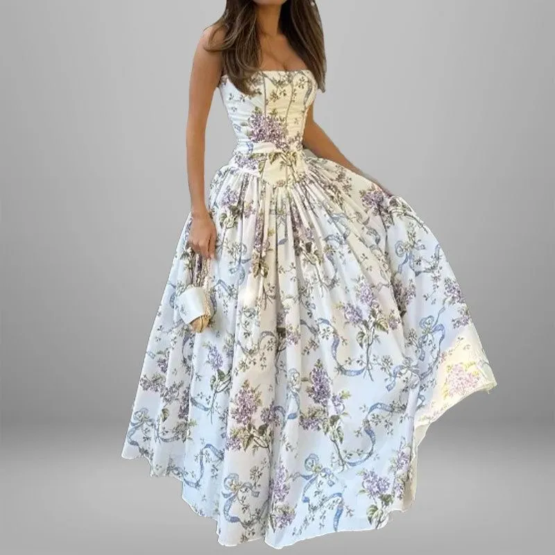 Summer Garden Floral Dress