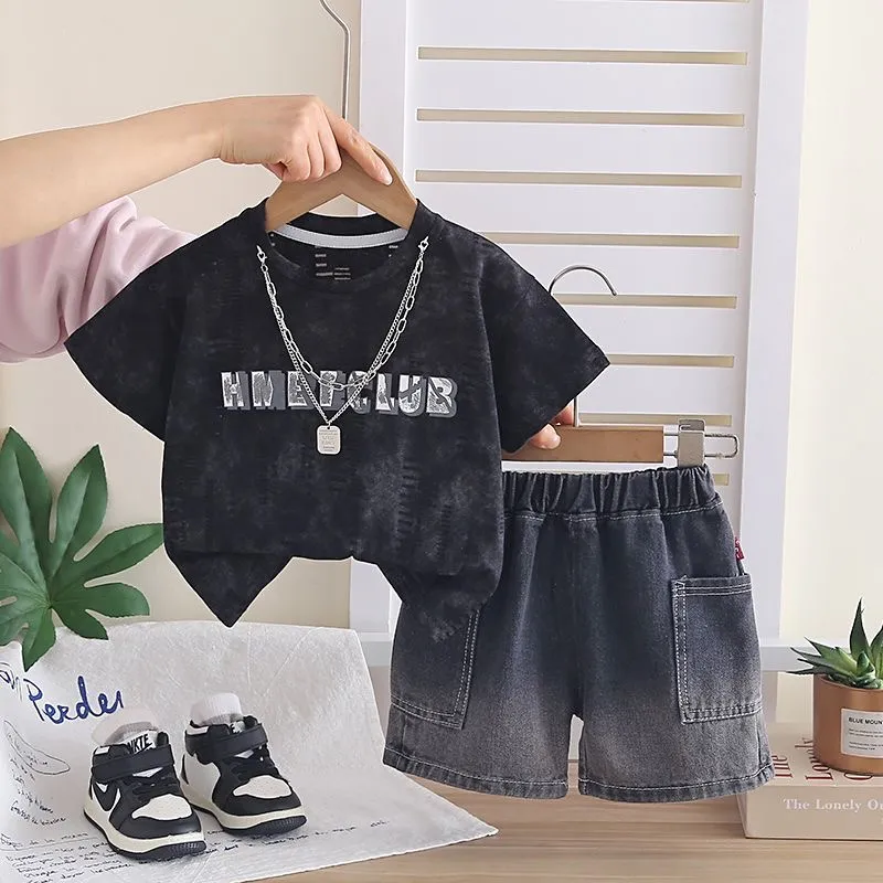 SunnyPlay Unisex Baby T-Shirt & Shorts Set