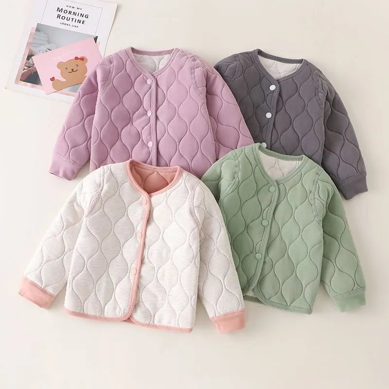 Baby Quilted Fleece Jacket