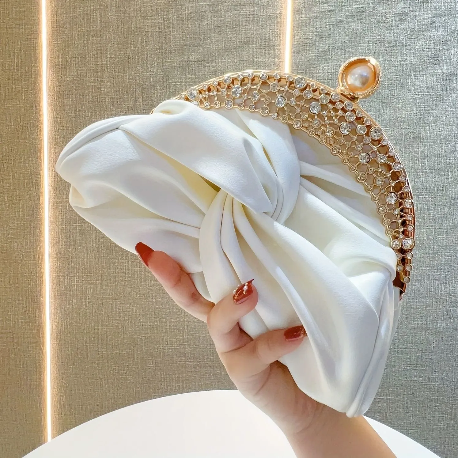 Luxury Rhinestone Mini Evening Clutch