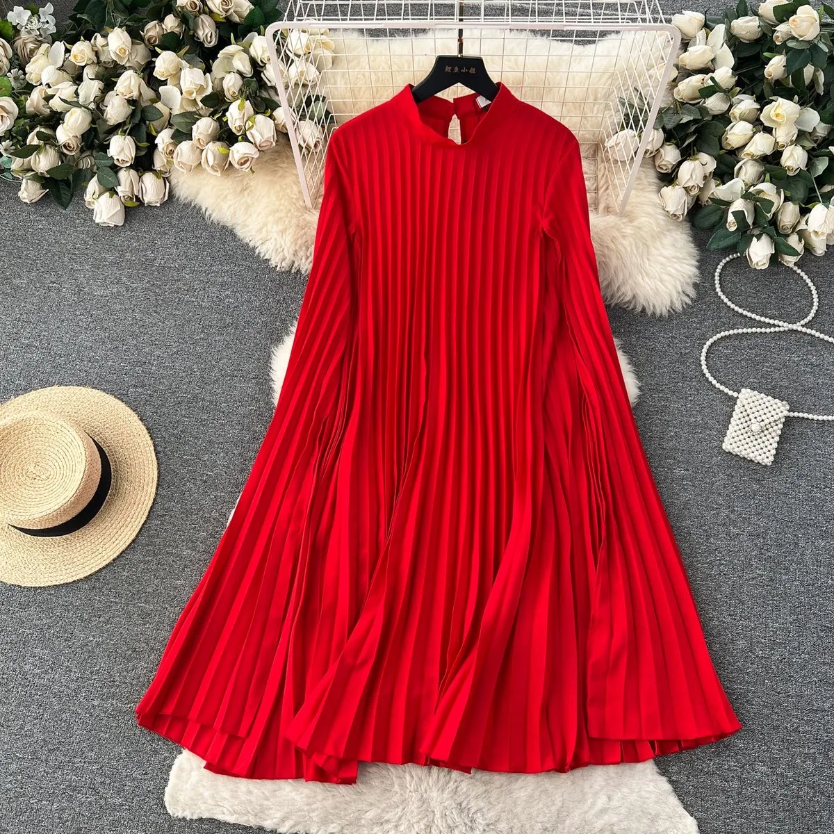 Pleated Dress