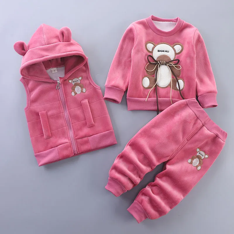 3 piece suit girls winter